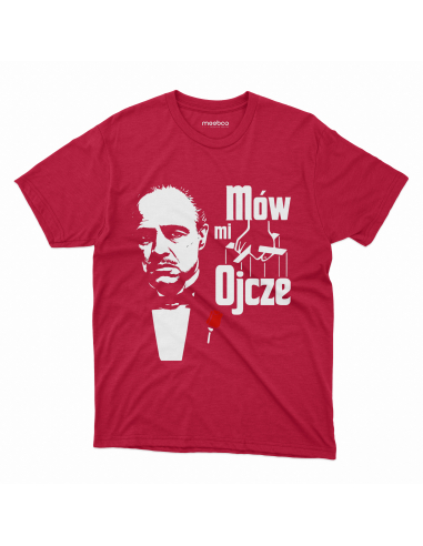 Koszulka Męska "Mów mi ojcze" Czarna...