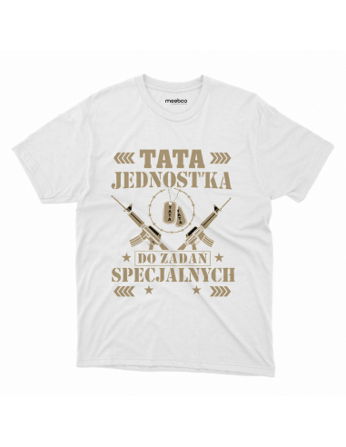 Koszulka Męska "Tata jednostka do...
