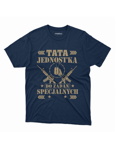 Koszulka Męska "Tata jednostka do...