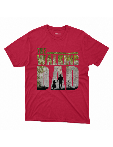 Koszulka Męska "The Walking Dad - Córka" Czarna | 100% Bawełna