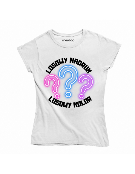 Koszulka Damska "Losowy Nadruk" Losowy kolor | 100% Bawełna