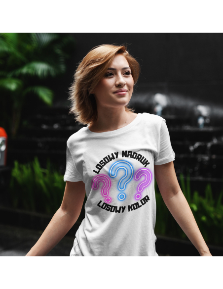 Koszulka Damska "Losowy Nadruk" Losowy kolor | 100% Bawełna