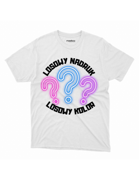 Koszulka Męska "Losowy nadruk" Losowy kolor | 100% Bawełna
