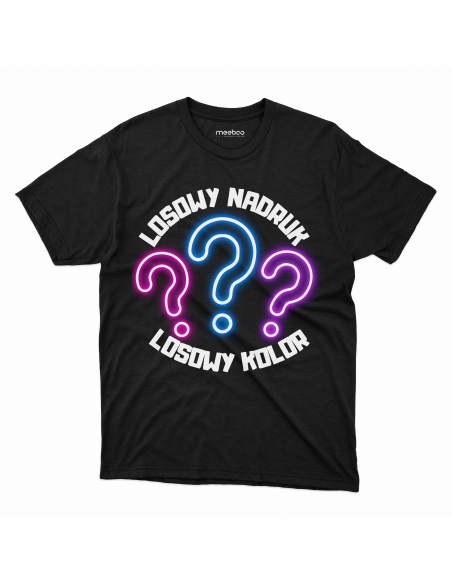 Koszulka Męska "Losowy nadruk" Losowy kolor | 100% Bawełna