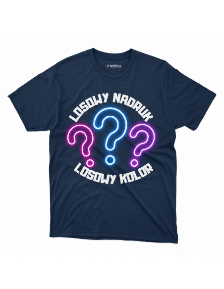Koszulka Męska "Losowy nadruk" Losowy kolor | 100% Bawełna