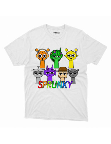 Koszulka Dziecięca "Sprunki" Czarna |...