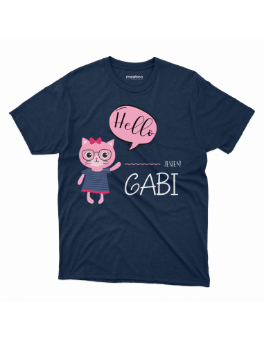 Koszulka Dziecięca "Kotek Hello +...