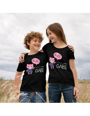 Koszulka Dziecięca "Kotek Hello +...