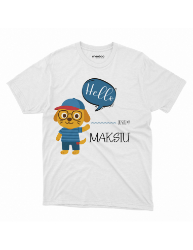 Koszulka Dziecięca "Kotek Hello,...