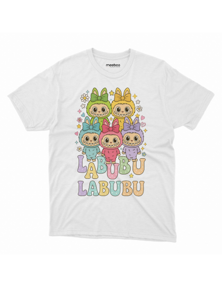 Koszulka Dziecięca "Labubu Labubu" Czarna | 100% Bawełna