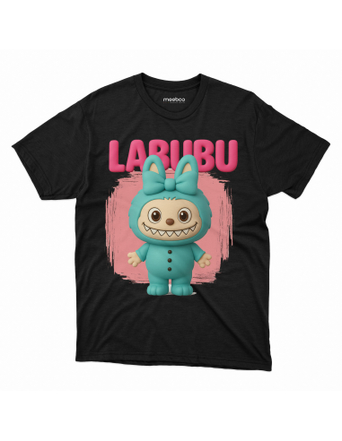 Koszulka Dziecięca "Labubu 3D" Czarna...