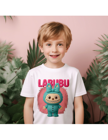 Koszulka Dziecięca "Labubu 3D" Czarna...