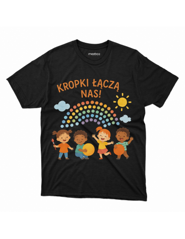 Koszulka Dziecięca "Kropki łączką...