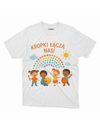 Koszulka Dziecięca "Kropki łączką...