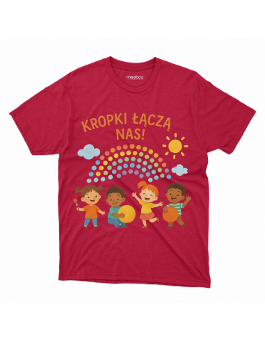 Koszulka Dziecięca "Kropki łączką...