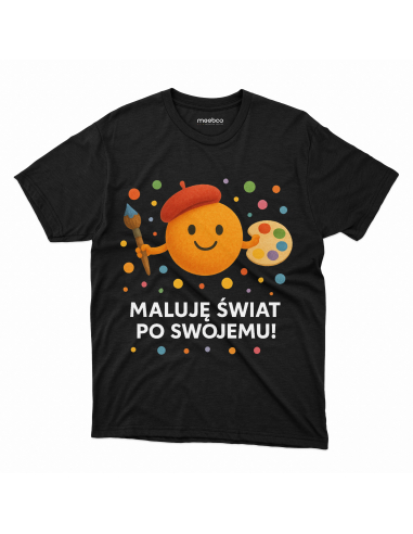 Koszulka Dziecięca "Maluję świat po...