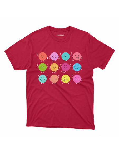 Koszulka Dziecięca "Dzień kropki - Wesołe kropki" Czarna | 100% Bawełna