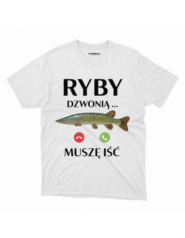 Koszulka Męska "Ryby dzwonią - Musze...