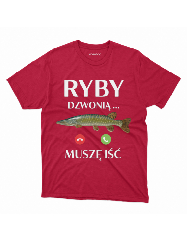 Koszulka Męska "Ryby dzwonią - Musze...