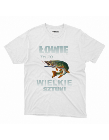 Koszulka Męska "Łowię tylko wielkie...