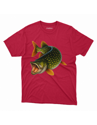 Koszulka Męska "Szczupak" Czarna |...