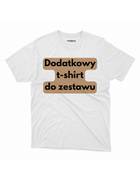 Koszulka Męska "Dodatkowy t-shirt do zestawu" Czarna | 100% Bawełna