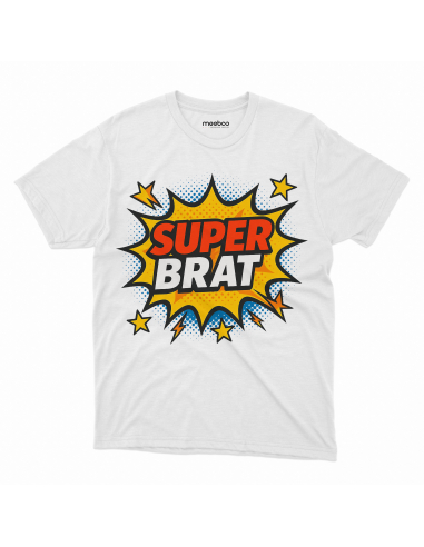 Koszulka Męska "Super brat" Czarna |...