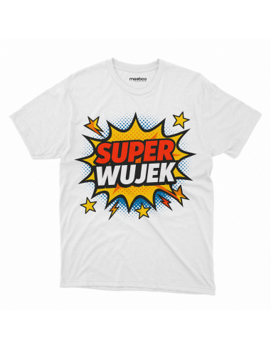Koszulka Męska "Super wujek" Czarna |...