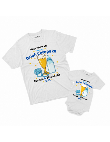 Zestaw koszulka męska + body...