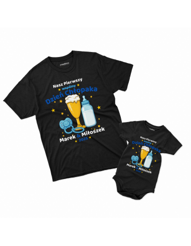 Zestaw koszulka męska + body...