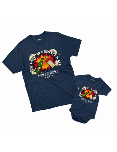 Zestaw koszulka męska + body...