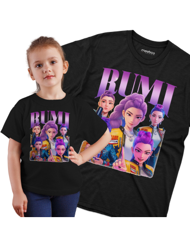 Koszulka Dziecięca KPop "Rumi" Czarna...