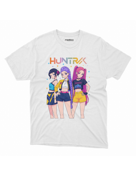 Koszulka Dziecięca dla fanów KPop "HUNTER/X" Czarna | 100% Bawełna