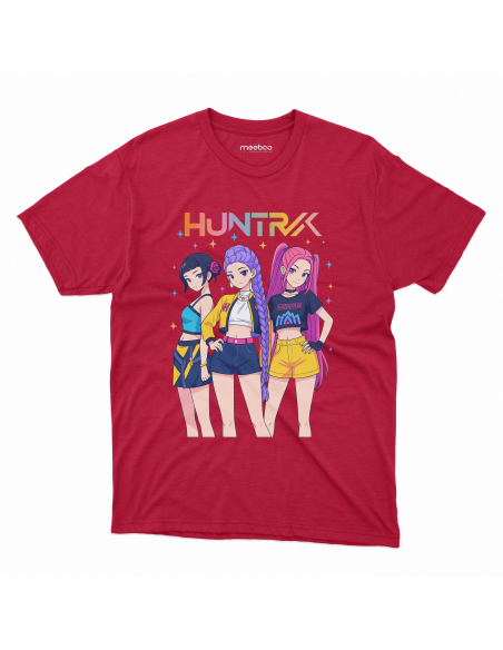 Koszulka Dziecięca dla fanów KPop "HUNTER/X" Czarna | 100% Bawełna