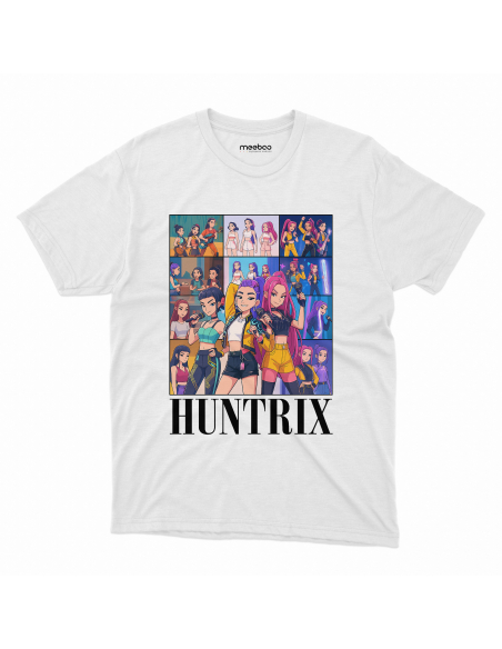 Koszulka Dziecięca dla fanów KPop "Grupa HUNTER/X" Czarna | 100% Bawełna