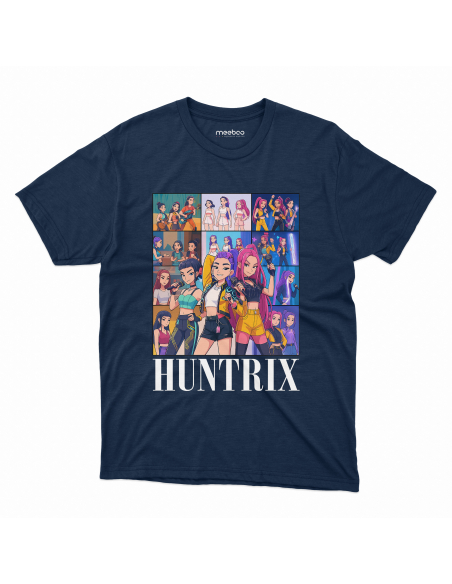 Koszulka Dziecięca dla fanów KPop "Grupa HUNTER/X" Czarna | 100% Bawełna