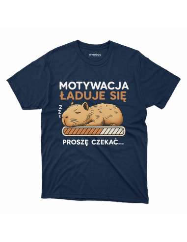 Koszulka Męska Kapibara "Motywacja...