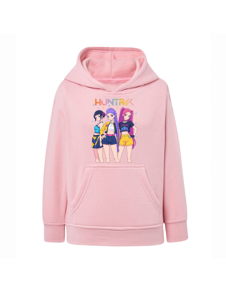 Bluza kangurek Dziecięca dla fanów KPop "HUNTER/X" Różowa | 100% Bawełna