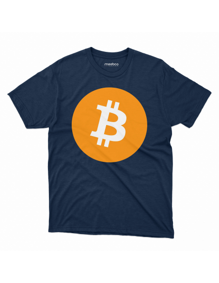 Koszulka Męska "Bitcoin" Czarna | 100% Bawełna