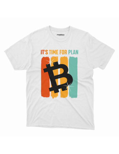 Koszulka Męska "Bitcoin Plan" Czarna...