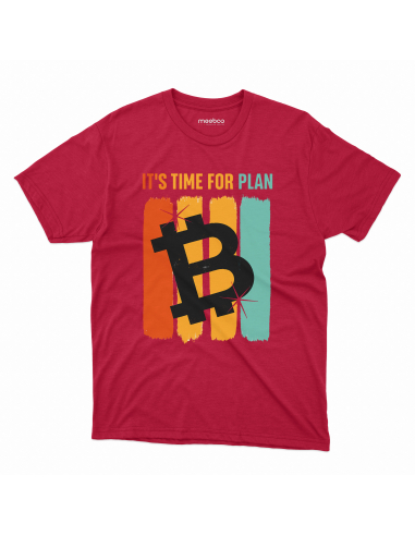 Koszulka Męska "Bitcoin Plan" Czarna...