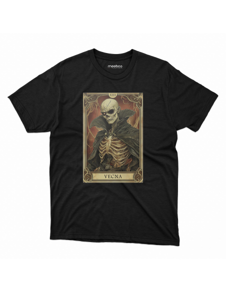 Koszulka Męska "Karta Vecna" Czarna | 100% Bawełna