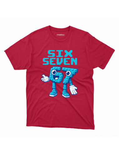 Koszulka Męska "Six Seven" Czarna |...