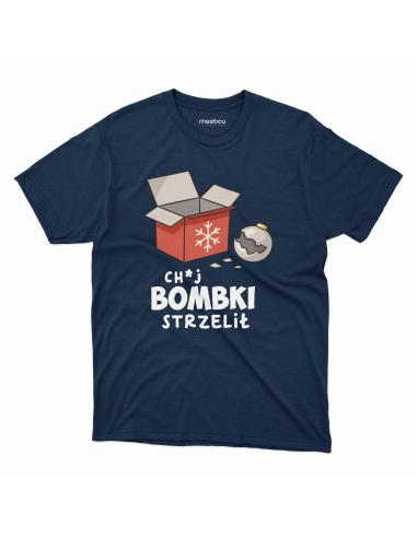 Koszulka Męska świąteczna "No i ch*j...