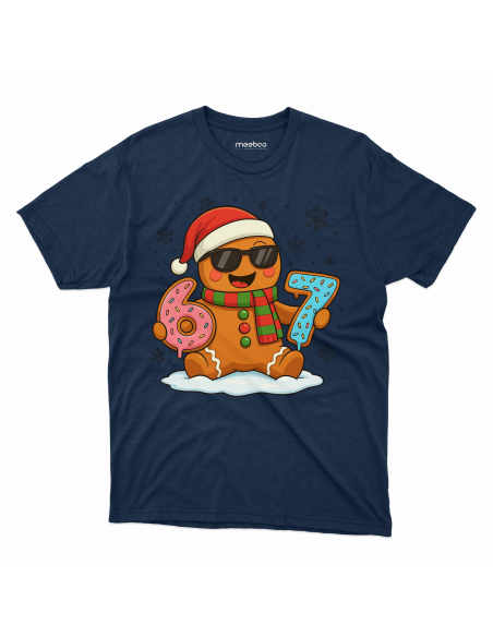 Koszulka Męska "Six Seven Piernik" Czarna | 100% Bawełna