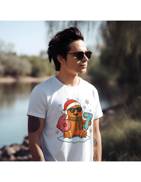 Koszulka Męska "Six Seven Piernik" Czarna | 100% Bawełna