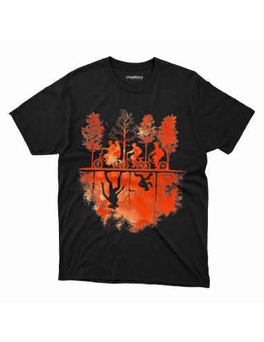 Koszulka Męska Stranger Things Czarna...