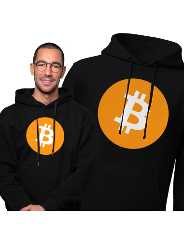 Bluza Męska Bitcoin Czarna | 100%...