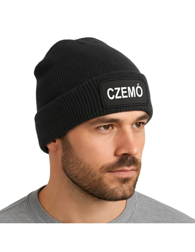 Czapka zimowa "CZEMÓ" Czarna | 100%...