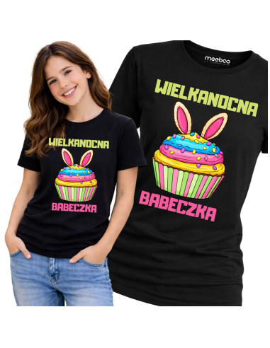 Koszulka Damska Wielkanocna Babeczka...